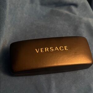 Versace Black Eyewear Case like new size